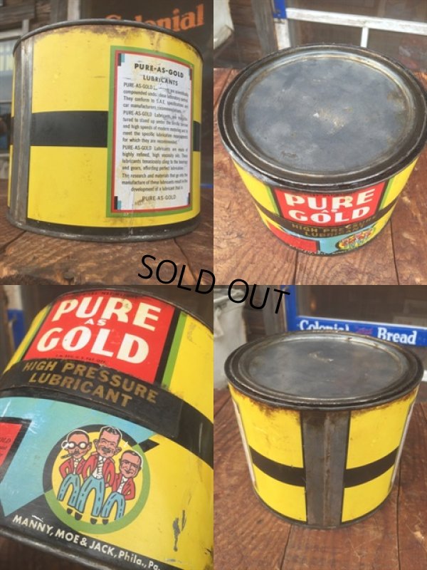 画像3: Vintage PEP BOYS Pure AS Gold Oil Can (MA867)