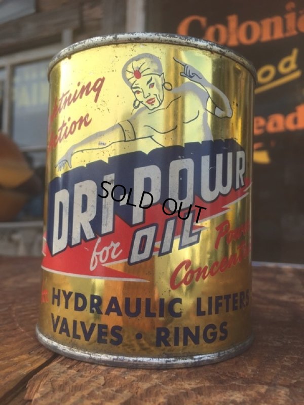 画像1: Vintage DRI-POWR Oil Can (MA864)