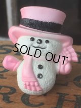 70s Avon Fragrance Glace Pin Snow Man (MA872)