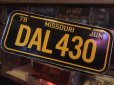 画像1: 70s Vintage Bicycle License Plate DAL430 (MA880) (1)