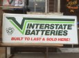 画像1: Vintage Interstate Batteries Sign (MA884)  (1)