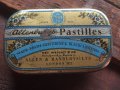 40s Vintage Allenbury Glycerine & Blackcurrant Pastilles Tin Can (MA913) 