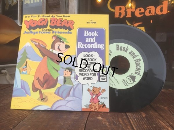 画像1: 80s Vintage Book & Record Yogi Bear and His Jellystone Friends (MA937)