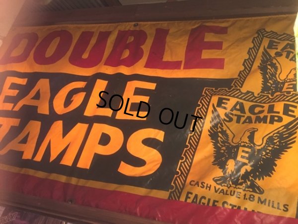 画像4: 60s Vintage Double Eagle Stamps Banner Sign (MA957)