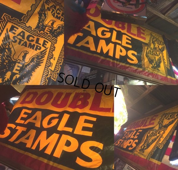 画像5: 60s Vintage Double Eagle Stamps Banner Sign (MA957)