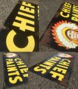 画像2: 50s Vintage Chief Paints Metal Sign (MA958) (2)