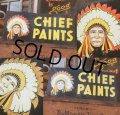 50s Vintage Chief Paints Metal Sign (MA958)