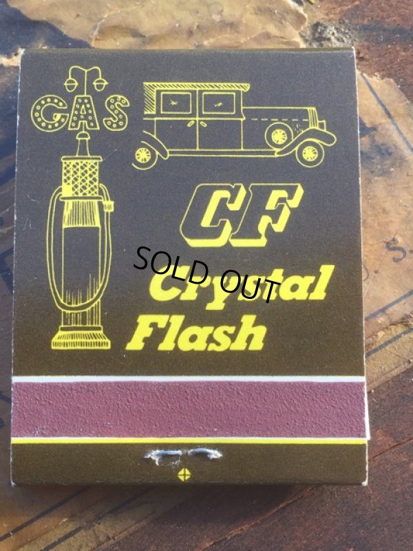 画像1: Vintage Matchbook Crystal Flash GAS (MA5724)