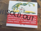 Vintage Matchbook CALAVERS CEMENT (MA5700)