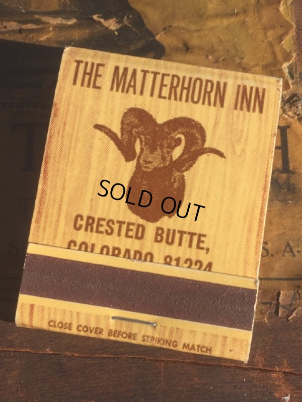 画像1: Vintage Matchbook The Matterhorn Inn (MA5620)