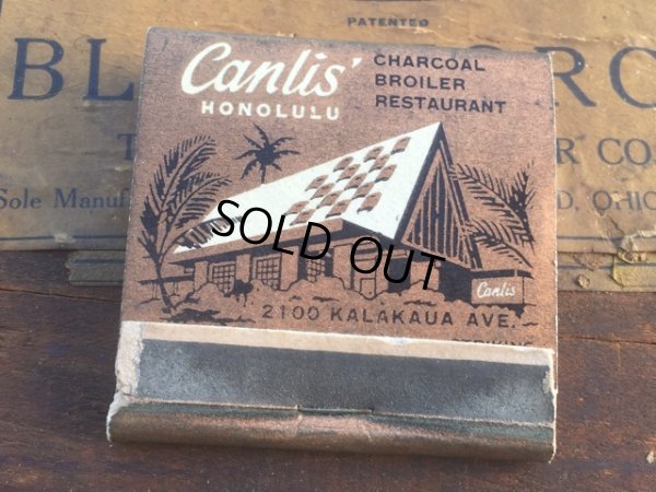 画像1: Vintage Matchbook Canlis Restaurant (MA5713)