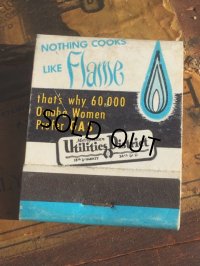 Vintage Matchbook Utilities District GAS (MA5584)