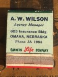 画像2: Vintage Matchbook A.W WILSON BANKERS LIFE CO (MA5590) (2)