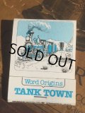 Vintage Matchbook TANK TOWN (MA5385)