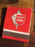 画像1: Vintage Matchbook HYATT LODGE (MA5400) (1)