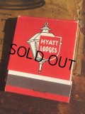 Vintage Matchbook HYATT LODGE (MA5400)