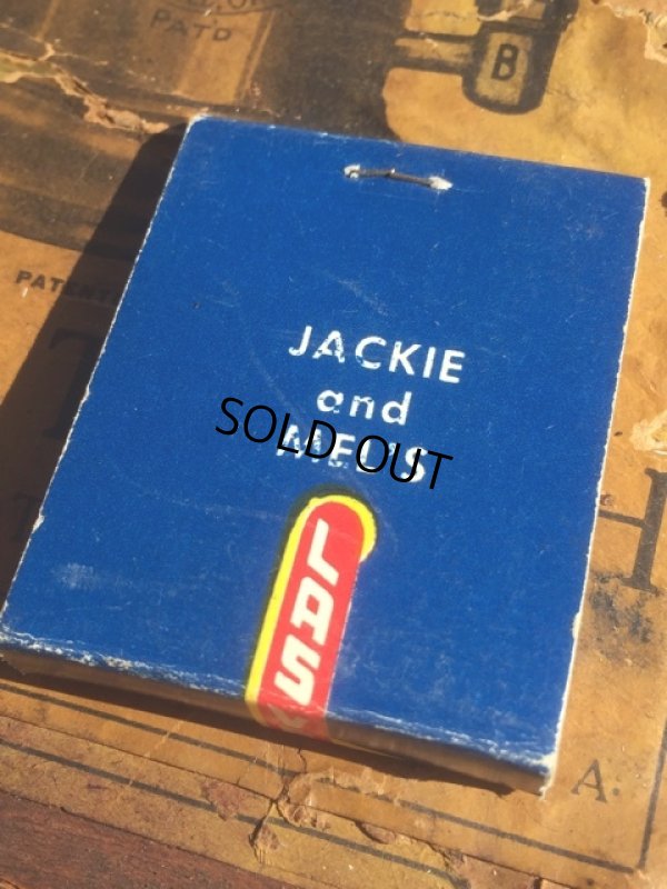 画像2: Vintage Matchbook Jackie and Mel's (MA5382)