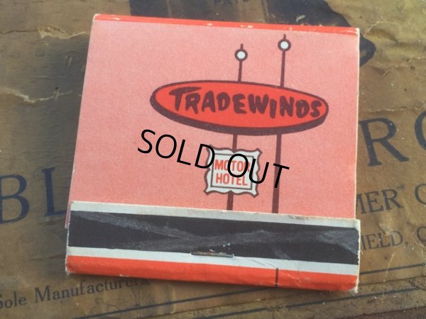 画像1: Vintage Matchbook Tradewinds Motor Hotel (MA5740)