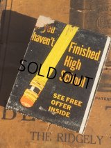 Vintage Matchbook Finished High School (MA5626)