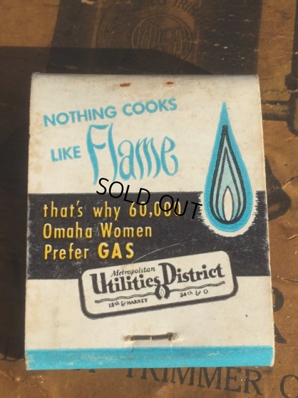 画像2: Vintage Matchbook Utilities District GAS (MA5584)