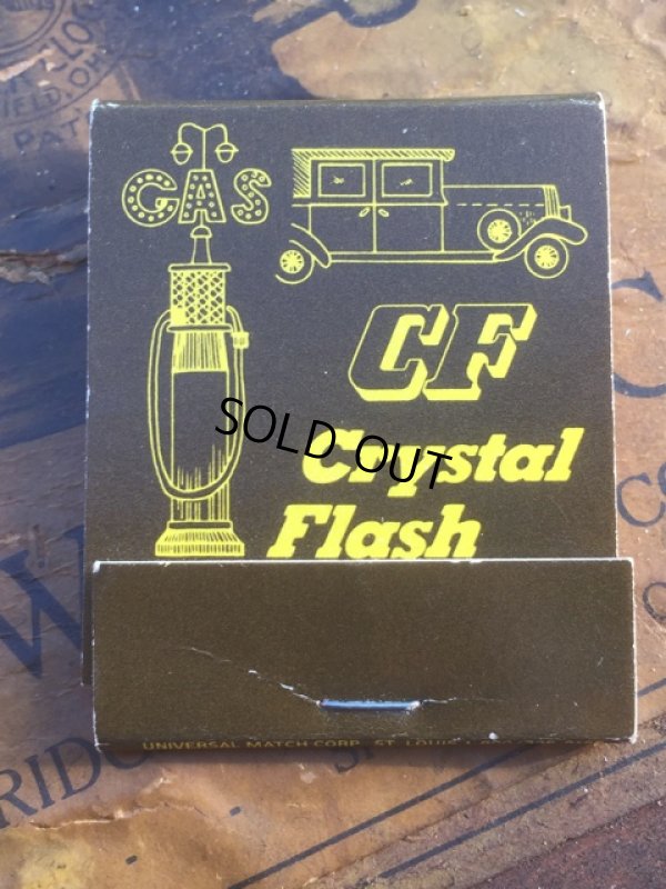 画像2: Vintage Matchbook Crystal Flash GAS (MA5724)