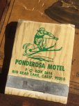 画像2: Vintage Matchbook PONDEROSA MOTEL (MA5358) (2)