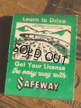 Vintage Matchbook SAFEWAY School of Driving (MA5394)