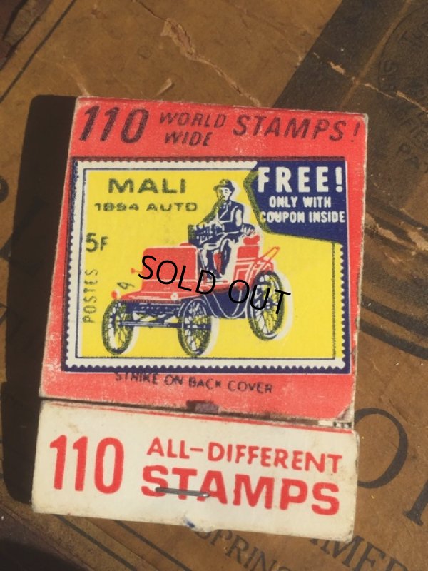 画像1: Vintage Matchbook 110 STAMPS (MA5379)