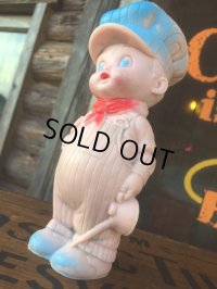 50s Vintage Sun Rubber Engineer Boy Doll (MA977) 