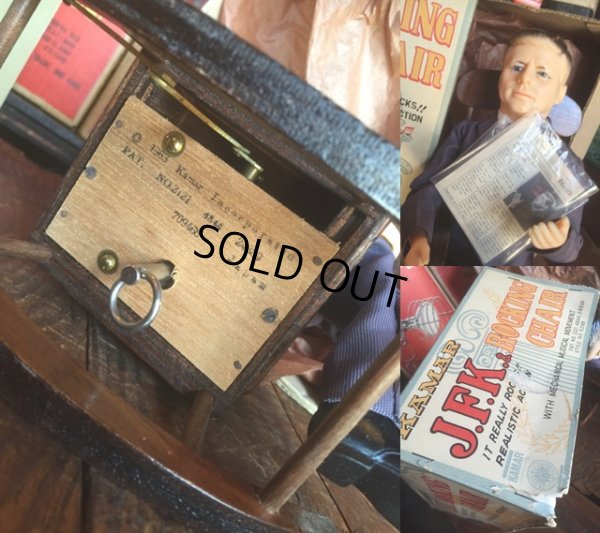 画像3: Vintage 1963 Kamar JFK Rocking Chair W/BOX (MA984)