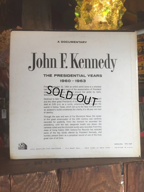 画像2: Vintage LP JFK The Presidential years 1960-1963 (MA985)