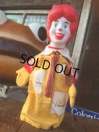 90s Vintage Puppet　Doll Ronald McDonald (MA996)