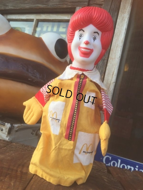 画像1: 90s Vintage Puppet　Doll Ronald McDonald (MA996)