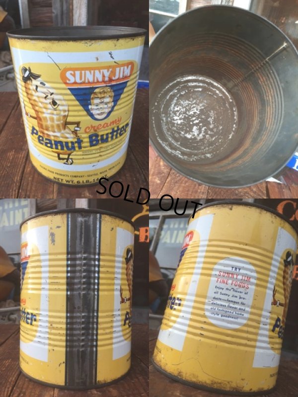 画像2: Vintage Sunny Jim Peanut Butter Can (AL008) 