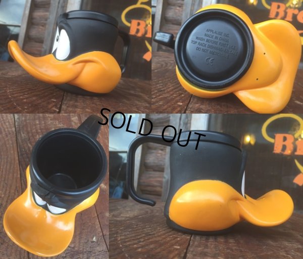 画像2: 90s Vintage WB Daffy Duck Face Mug Applause (AL016)