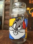 画像1: 90s Vintage WB Buggs Bunny Glass Jar (AL018) (1)