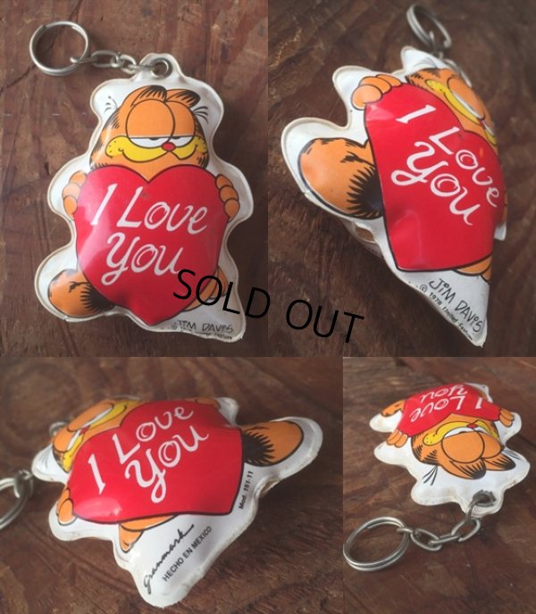 画像2: 70s Vintage Garfield I Love You K/C (AL022)