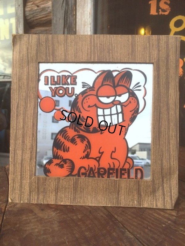 画像1: Vintage Garfield Mirror (AL023)