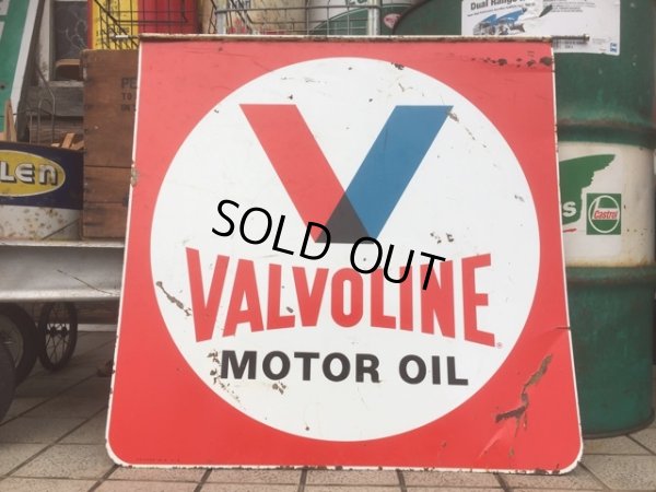 画像3: Vintage Valvoline Motor Oil Double-ｓided Sign (AL050) 