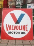 画像1: Vintage Valvoline Motor Oil Double-ｓided Sign (AL050)  (1)