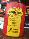 画像1: Vintage Pennzoil 5GL Motor Gas/Oil Can (AL049)  (1)