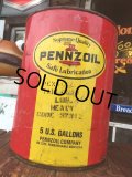 Vintage Pennzoil 5GL Motor Gas/Oil Can (AL049) 