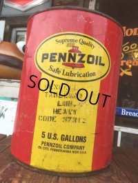 Vintage Pennzoil 5GL Motor Gas/Oil Can (AL049) 