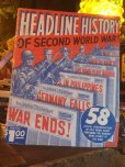 画像1: VINTAGE HEADLINE HISTORY OF SECOND WORLD WAR ! (AL070)  (1)