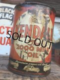 SALE Vintage Oil Can / Kendall The 2000 MILE OIL (AL073) 