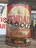 SALE Vintage Oil Can / Kendall The 2000 MILE OIL (AL072) 