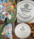 画像2: 90s Vintage Looney Tunes Christmas Plate (AL089) (2)