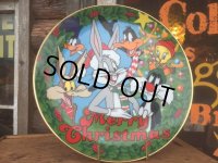 90s Vintage Looney Tunes Christmas Plate (AL089)