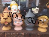 60s Vintage Wizard of Oz Hand Puppet Set Of 7 (AL096)
