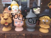 60s Vintage Wizard of Oz Hand Puppet Set Of 7 (AL096)